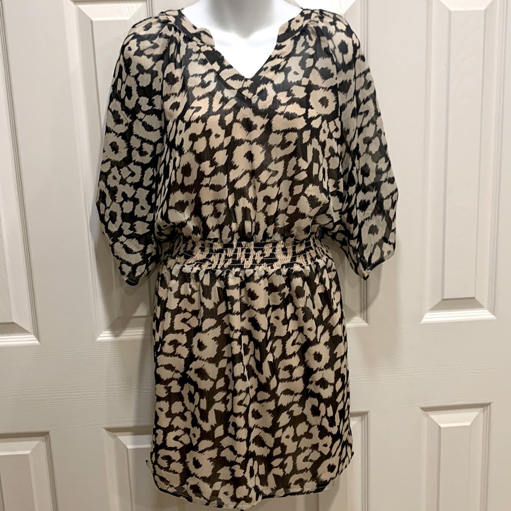 Tan/Black Animal Print Dress ❤️New Listing❤️